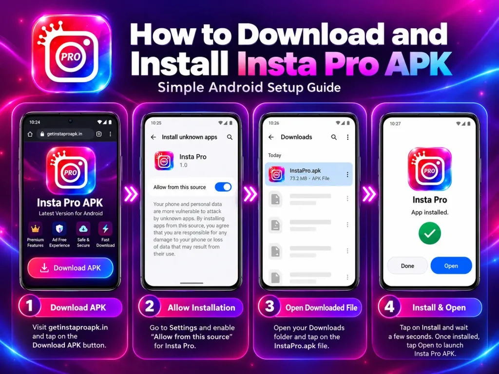 How to Download and Install Insta Pro APK
